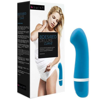 Massaggiatore Silicone Curvo Impermeabile con 6 Funzioni Premium